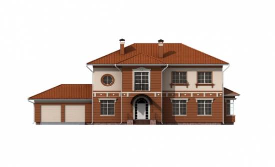 285-001-Л Проект двухэтажного дома, гараж, просторный дом из кирпича Железногорск | Проекты домов от House Expert