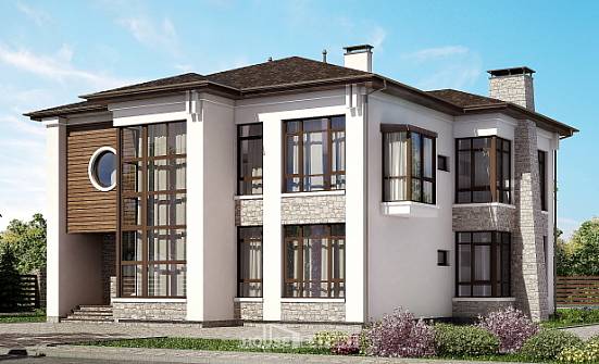 300-005-П Проект двухэтажного дома, большой дом из кирпича Железногорск | Проекты домов от House Expert