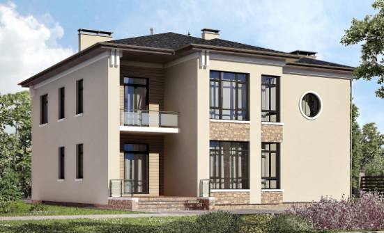 300-005-Л Проект двухэтажного дома, большой дом из кирпича Курск | Проекты домов от House Expert