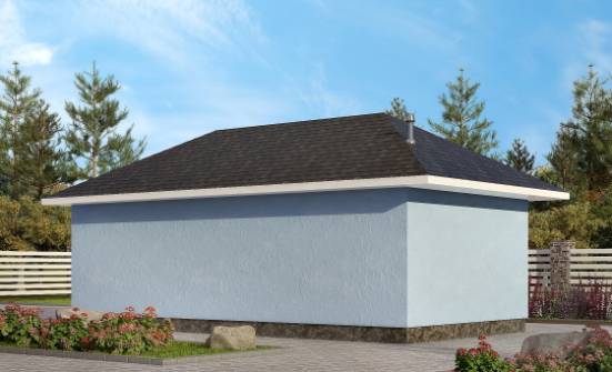 040-001-Л Проект гаража из поризованных блоков Курск | Проекты одноэтажных домов от House Expert