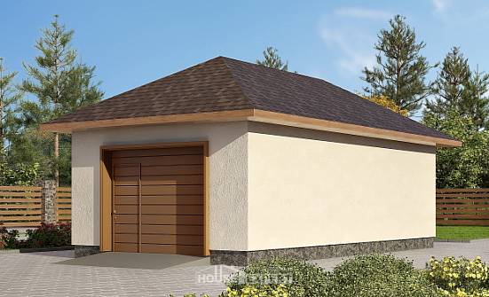 040-001-П Проект гаража из керамзитобетонных блоков Щигры | Проекты домов от House Expert
