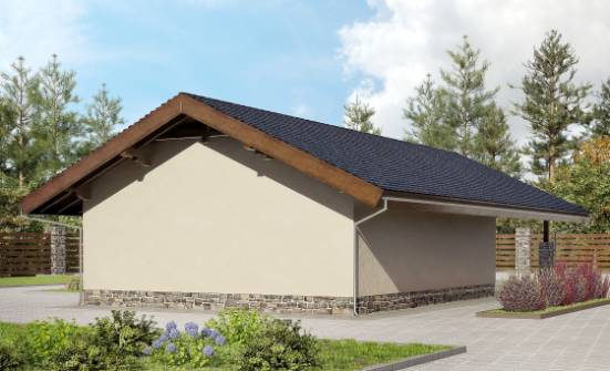 060-005-П Проект гаража из кирпича Железногорск | Проекты домов от House Expert