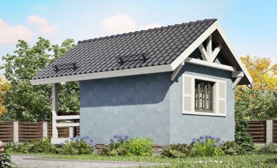 020-001-Л Проект одноэтажного дома, дешевый коттедж из бревен Железногорск | Проекты домов от House Expert