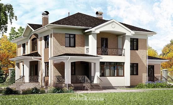 520-001-П Проект трехэтажного дома, современный домик из керамзитобетонных блоков Железногорск | Проекты домов от House Expert