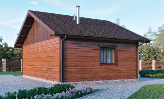 065-001-П Проект бани из пеноблока Курск | Проекты одноэтажных домов от House Expert
