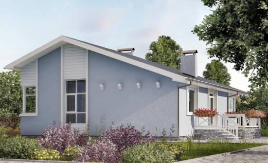 110-003-Л Проект одноэтажного дома, экономичный дом из арболита Курск | Проекты домов от House Expert