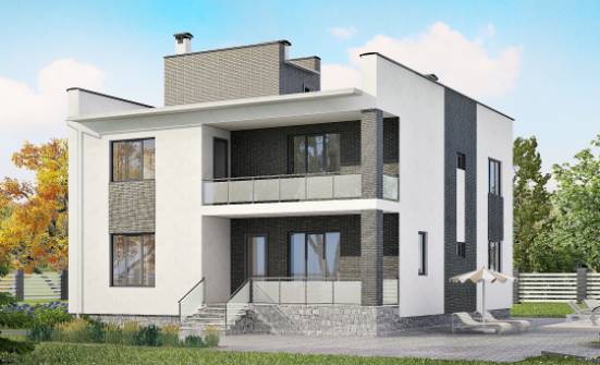 225-001-П Проект двухэтажного дома, средний дом из газосиликатных блоков Курск | Проекты домов от House Expert