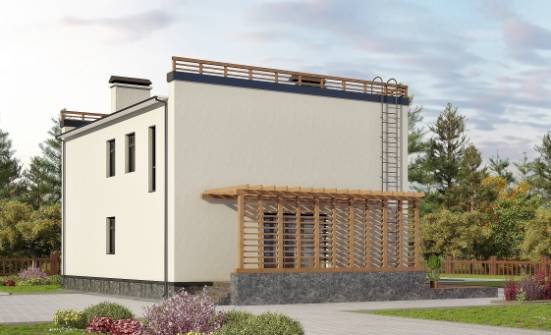 215-002-Л Проект двухэтажного дома, просторный загородный дом из бризолита Щигры | Проекты домов от House Expert