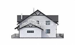 290-003-П Проект двухэтажного дома мансардный этаж, большой загородный дом из твинблока Курчатов, House Expert