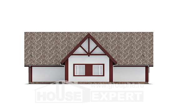 145-002-Л Проект гаража из пеноблока Курск, House Expert