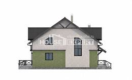 120-003-П Проект двухэтажного дома с мансардой, экономичный домик из твинблока Щигры, House Expert