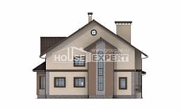 265-003-Л Проект двухэтажного дома, современный коттедж из твинблока Щигры, House Expert