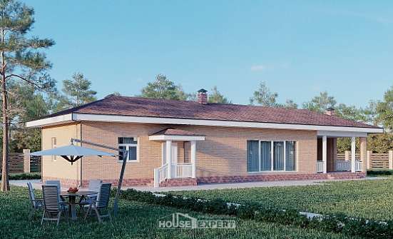 110-006-П Проект бани из бризолита Курчатов | Проекты одноэтажных домов от House Expert