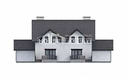 290-003-П Проект двухэтажного дома мансардный этаж, уютный загородный дом из бризолита Щигры, House Expert