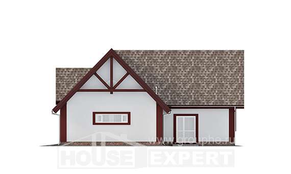 145-002-Л Проект гаража из поризованных блоков Железногорск, House Expert