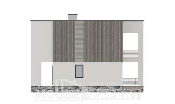 150-017-П Проект двухэтажного дома, уютный загородный дом из поризованных блоков Щигры, House Expert